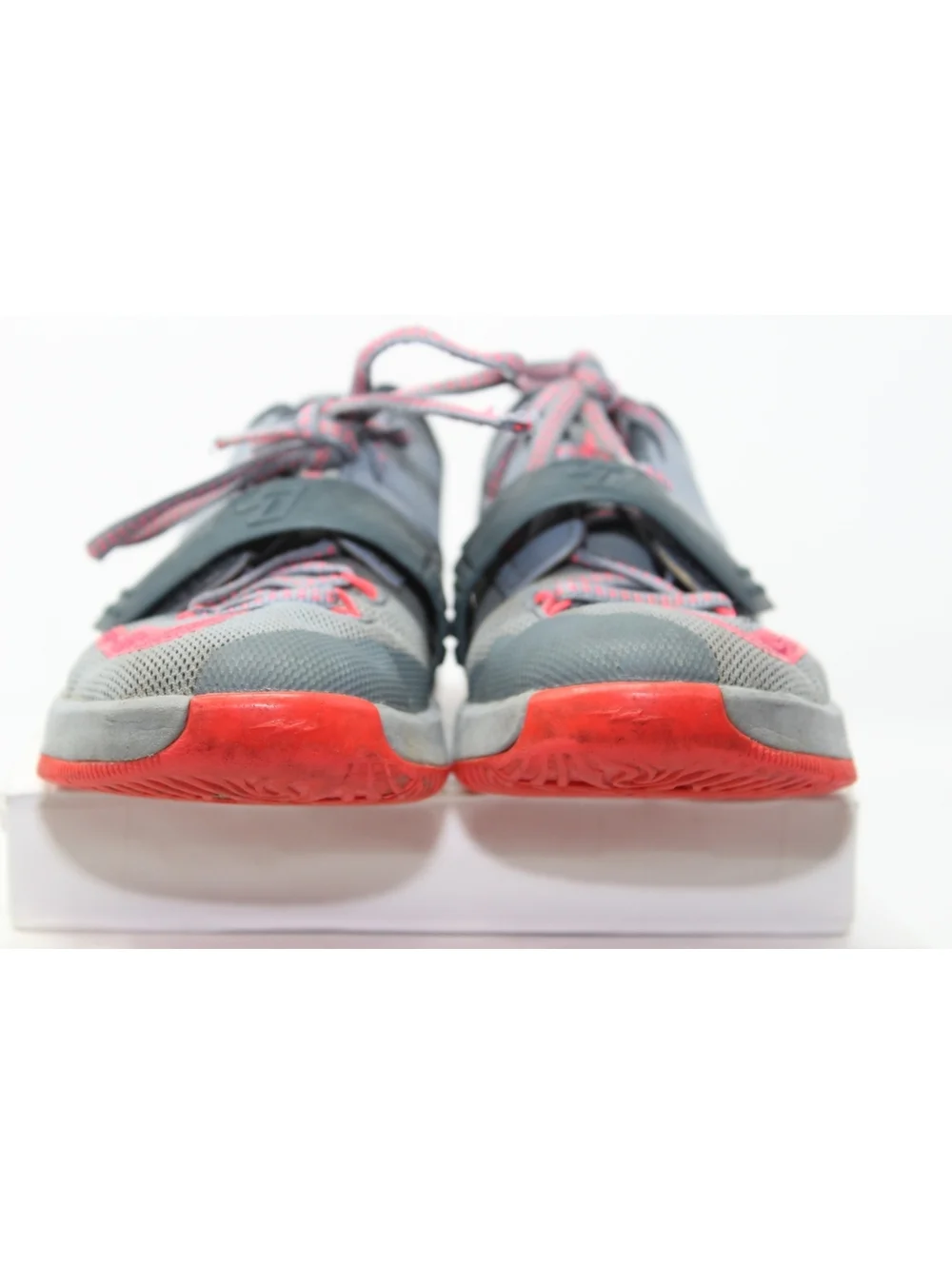 NIKE KD VII Gray & Pink Hyper Punch Shoes 669944-001 Sneakers SIZE 1.5Y Youth